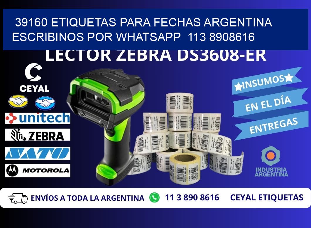 39160 ETIQUETAS PARA FECHAS ARGENTINA ESCRIBINOS POR WHATSAPP  113 8908616