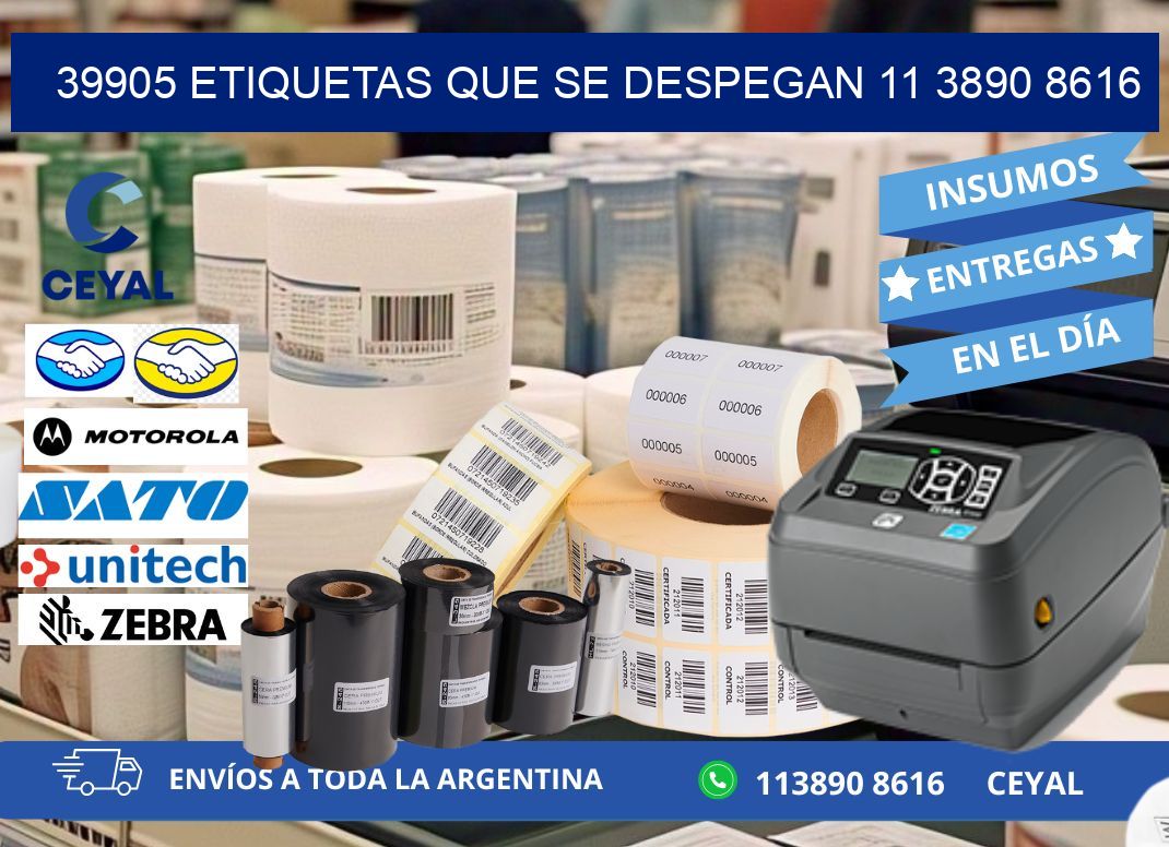 39905 ETIQUETAS QUE SE DESPEGAN 11 3890 8616