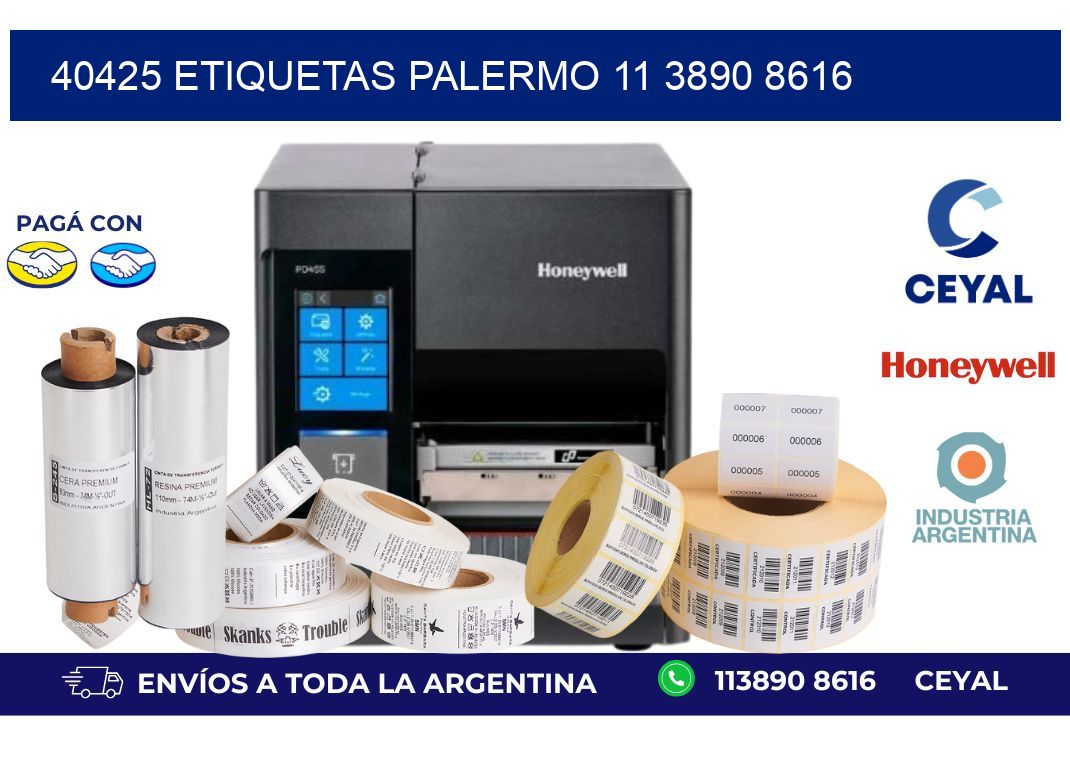 40425 ETIQUETAS PALERMO 11 3890 8616