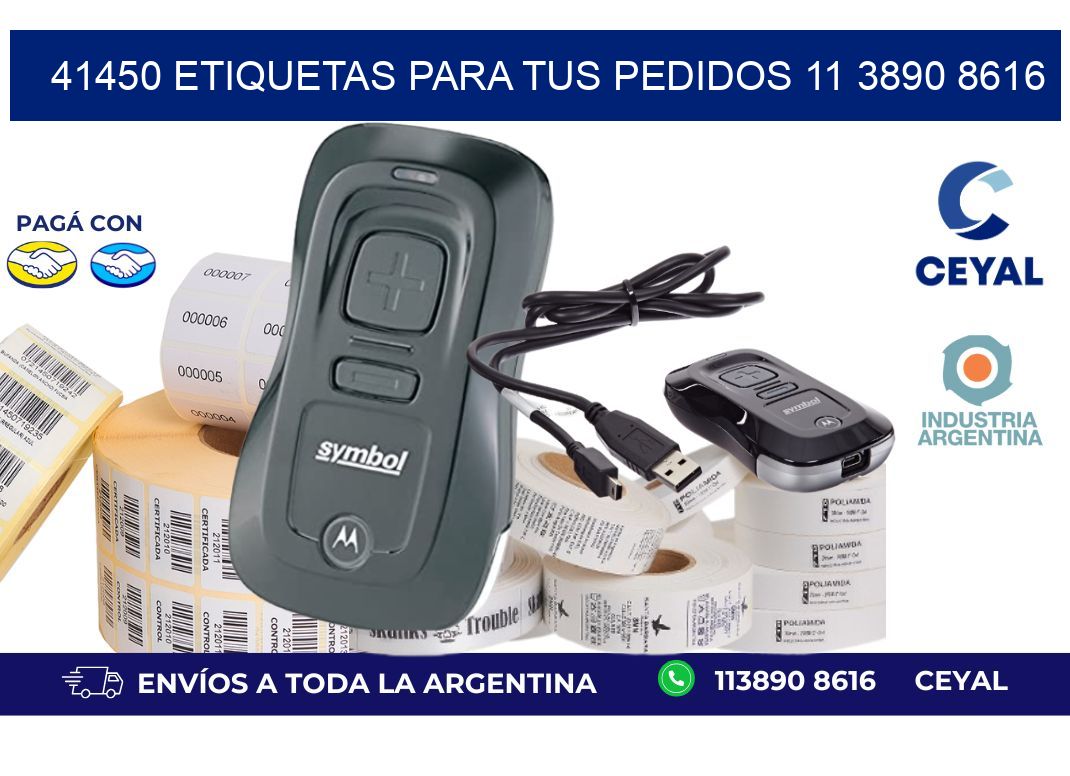 41450 ETIQUETAS PARA TUS PEDIDOS 11 3890 8616
