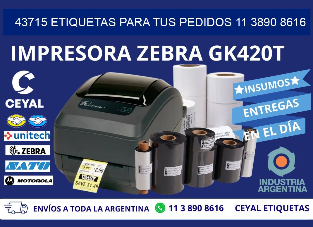 43715 ETIQUETAS PARA TUS PEDIDOS 11 3890 8616
