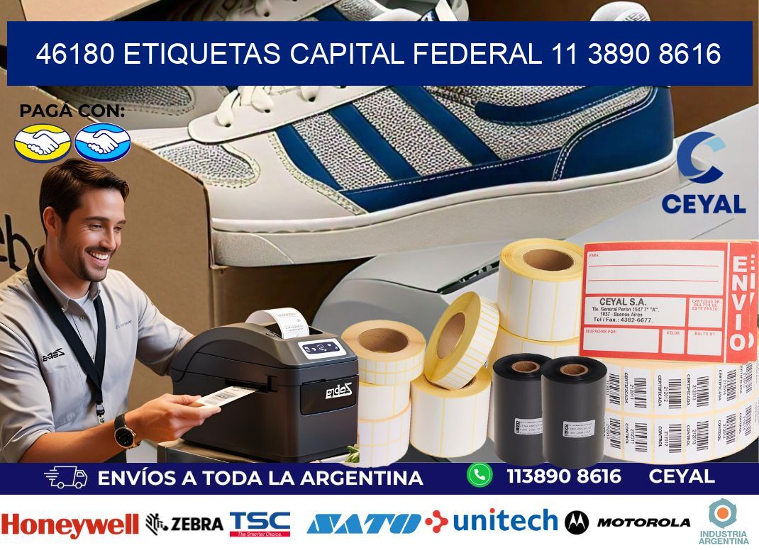 46180 ETIQUETAS CAPITAL FEDERAL 11 3890 8616