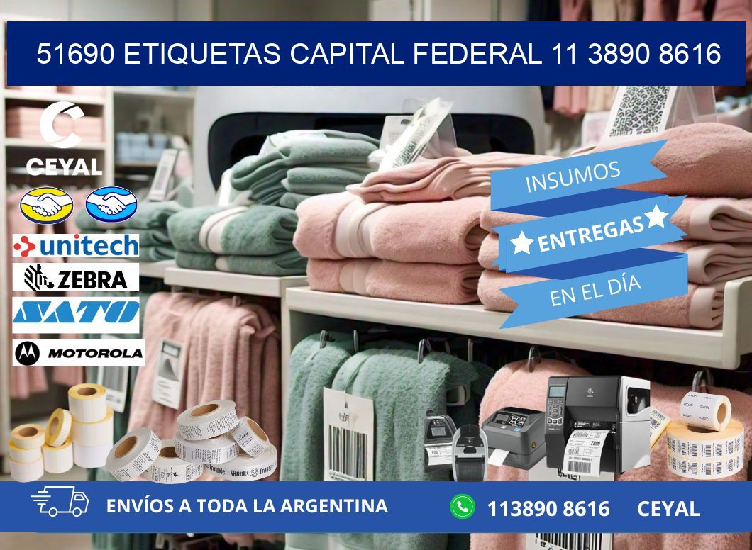 51690 ETIQUETAS CAPITAL FEDERAL 11 3890 8616