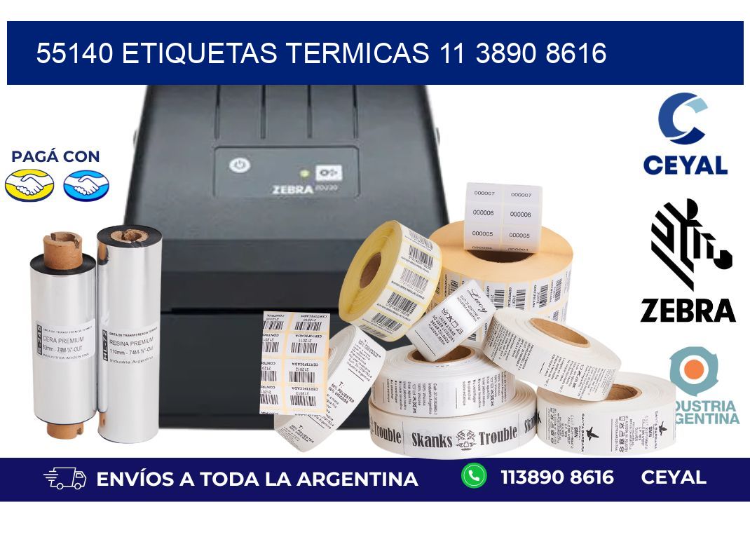 55140 ETIQUETAS TERMICAS 11 3890 8616