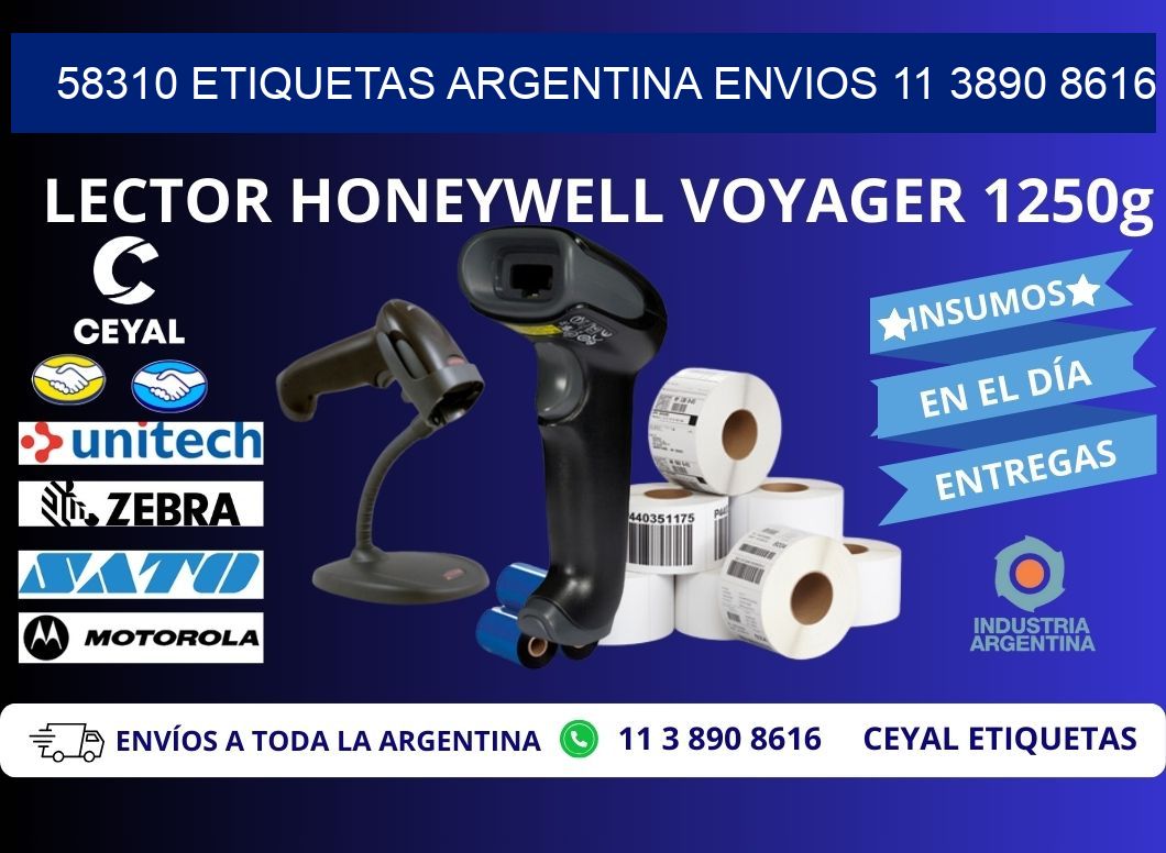 58310 ETIQUETAS ARGENTINA ENVIOS 11 3890 8616