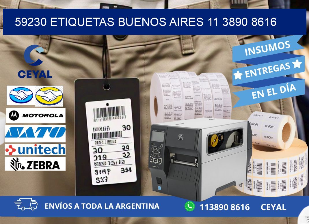 59230 ETIQUETAS BUENOS AIRES 11 3890 8616