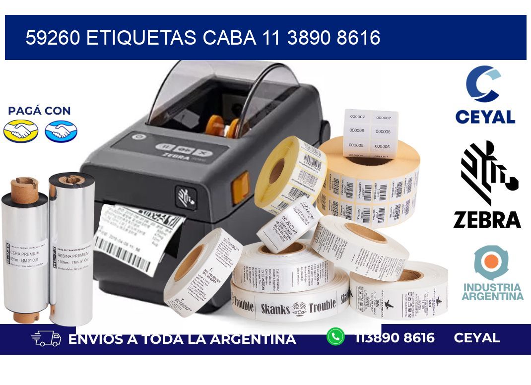 59260 ETIQUETAS CABA 11 3890 8616