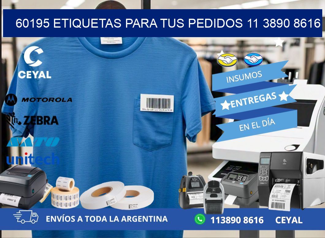 60195 ETIQUETAS PARA TUS PEDIDOS 11 3890 8616
