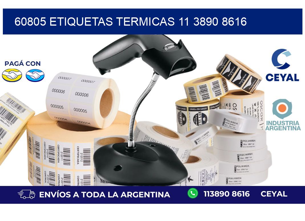 60805 ETIQUETAS TERMICAS 11 3890 8616