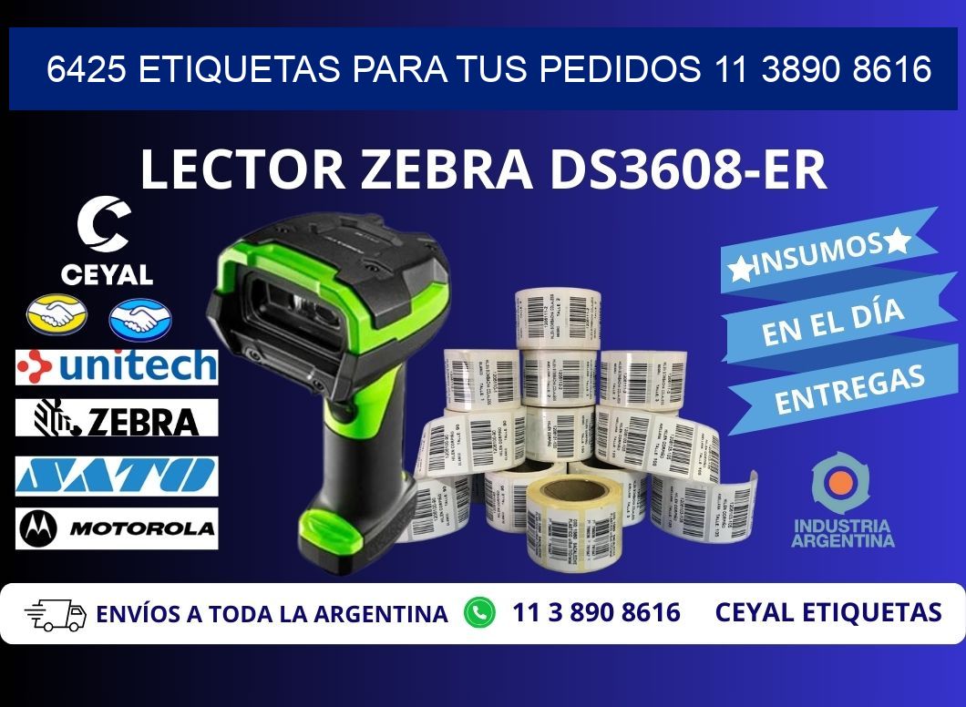 6425 ETIQUETAS PARA TUS PEDIDOS 11 3890 8616
