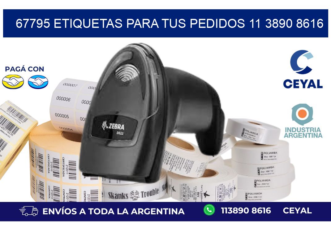 67795 ETIQUETAS PARA TUS PEDIDOS 11 3890 8616