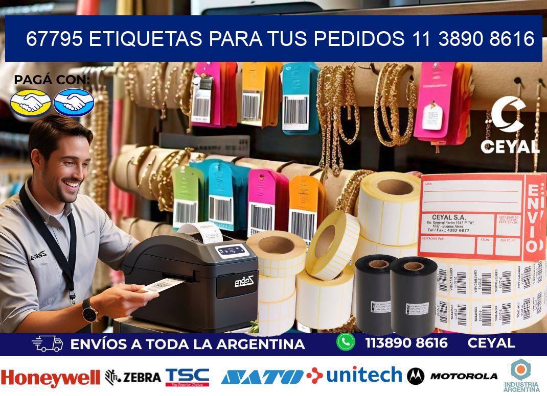 67795 ETIQUETAS PARA TUS PEDIDOS 11 3890 8616