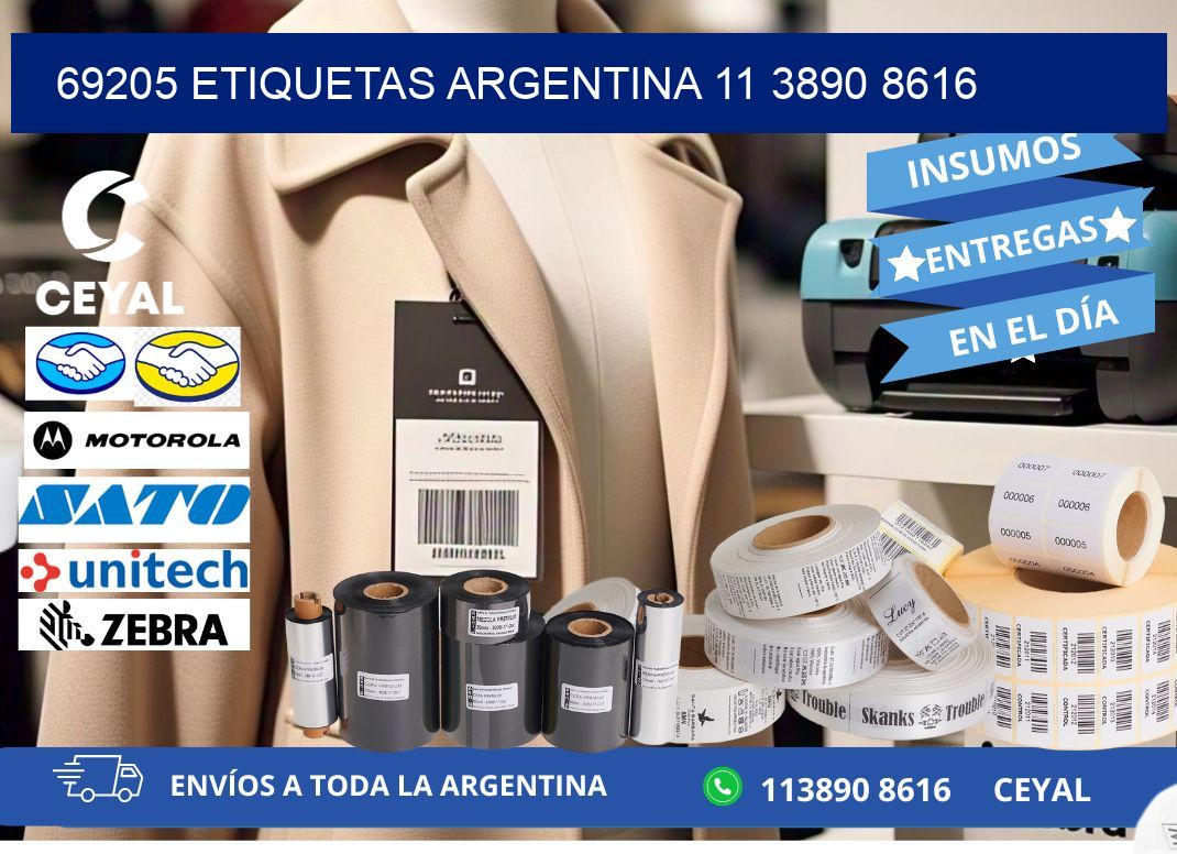 69205 ETIQUETAS ARGENTINA 11 3890 8616