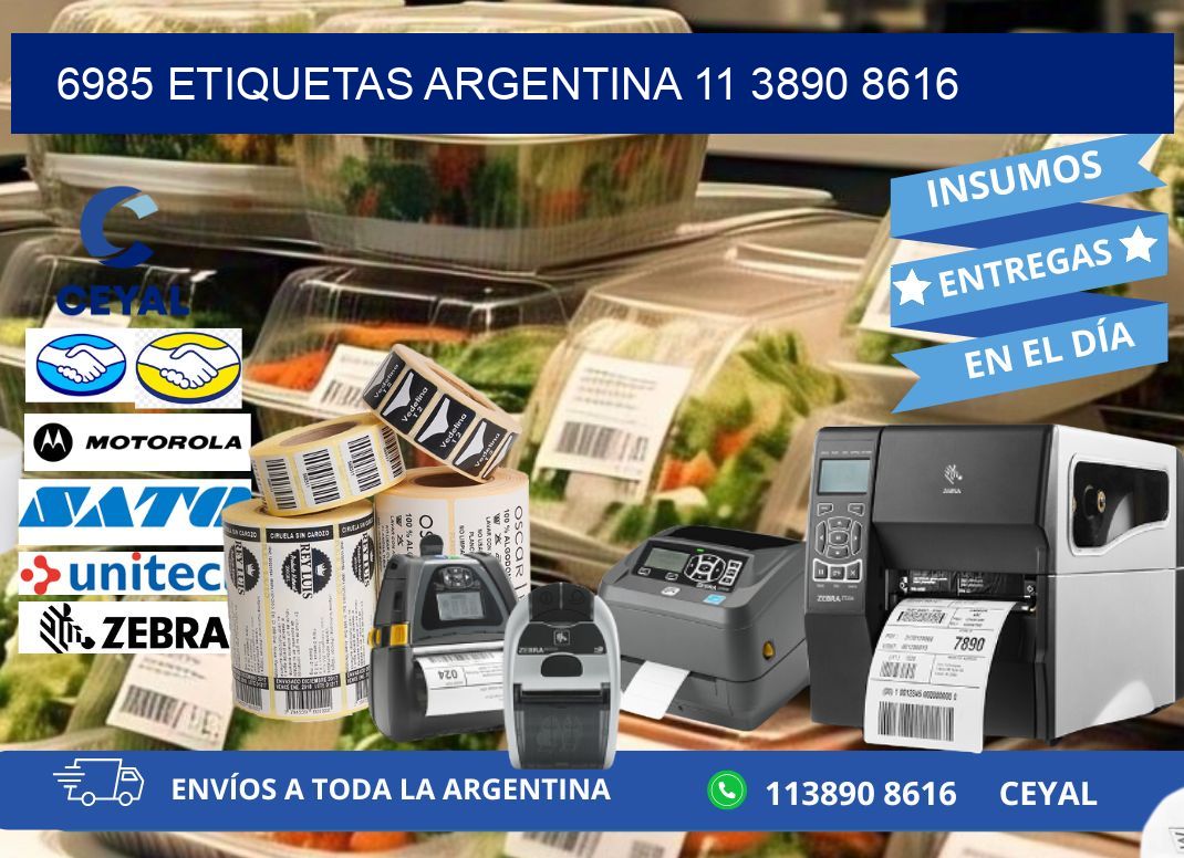 6985 ETIQUETAS ARGENTINA 11 3890 8616