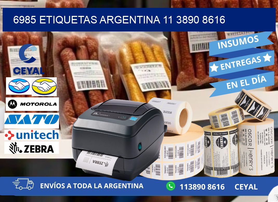 6985 ETIQUETAS ARGENTINA 11 3890 8616