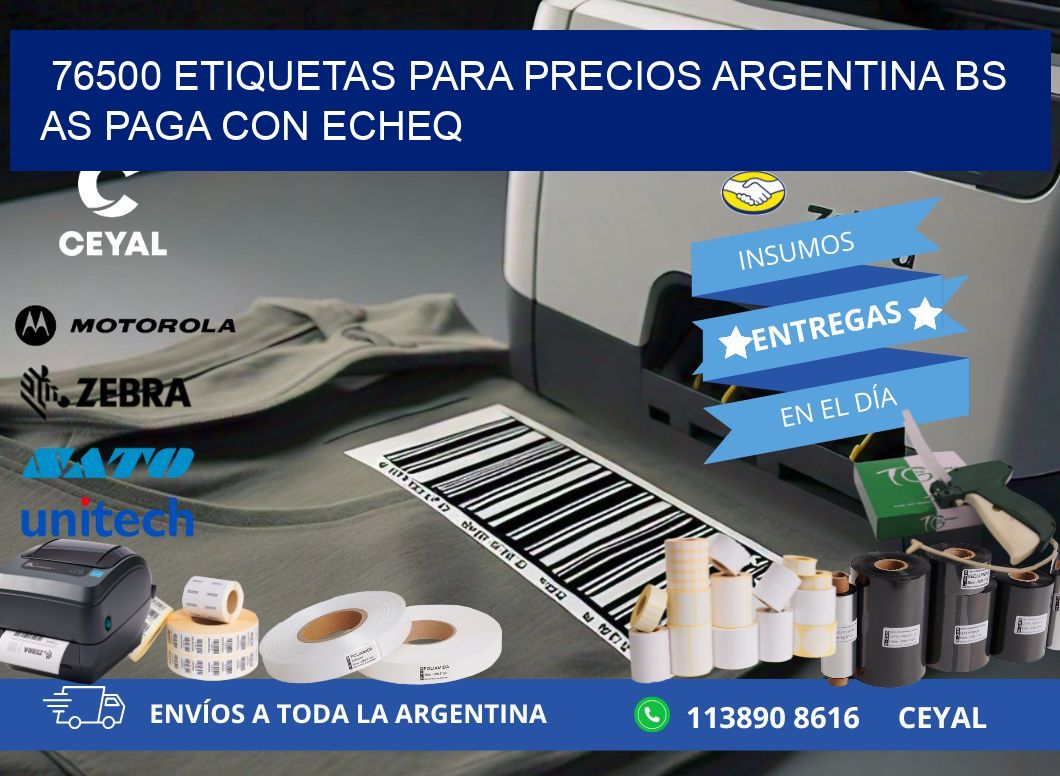 76500 ETIQUETAS PARA PRECIOS ARGENTINA BS AS PAGA CON ECHEQ