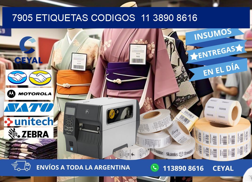 7905 ETIQUETAS CODIGOS  11 3890 8616