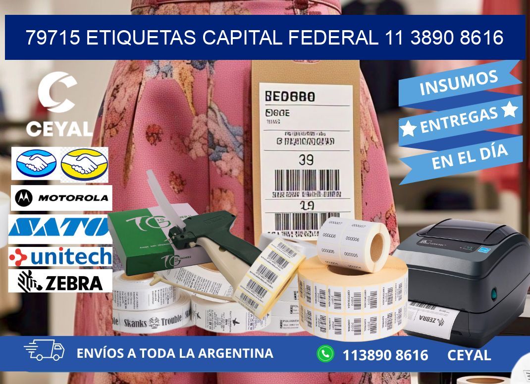 79715 ETIQUETAS CAPITAL FEDERAL 11 3890 8616