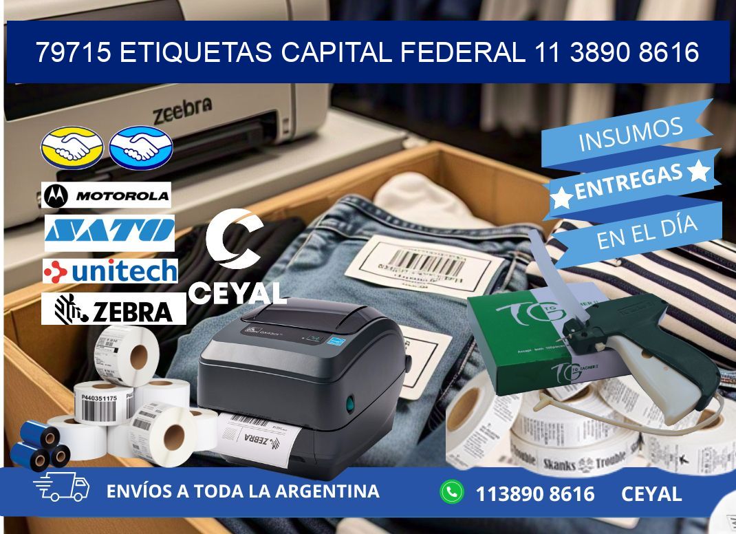 79715 ETIQUETAS CAPITAL FEDERAL 11 3890 8616