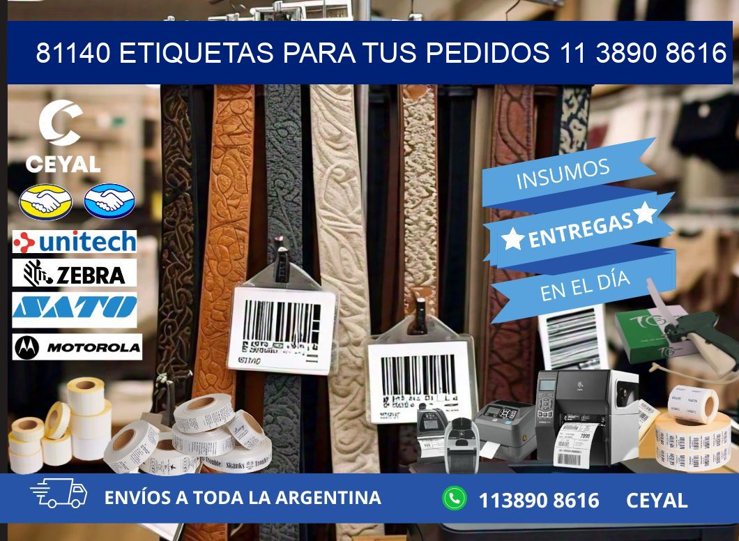 81140 ETIQUETAS PARA TUS PEDIDOS 11 3890 8616