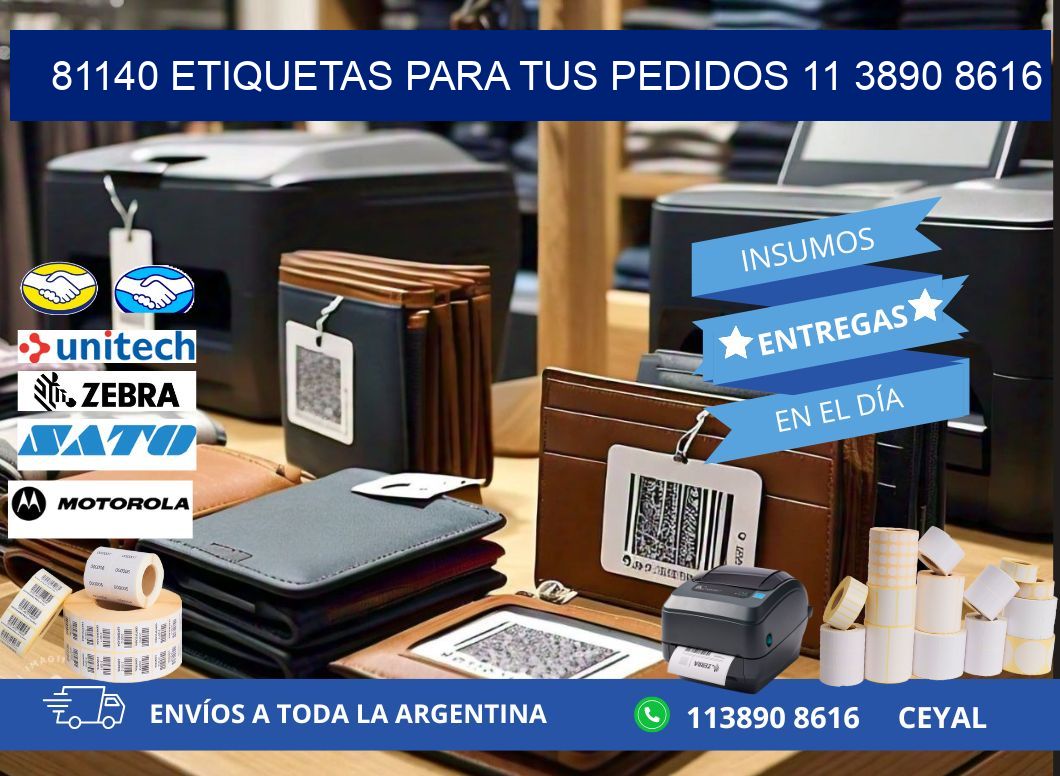 81140 ETIQUETAS PARA TUS PEDIDOS 11 3890 8616