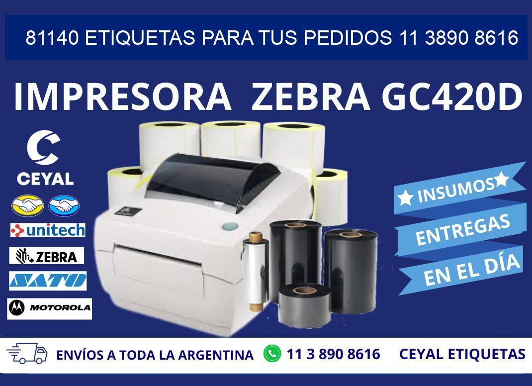 81140 ETIQUETAS PARA TUS PEDIDOS 11 3890 8616