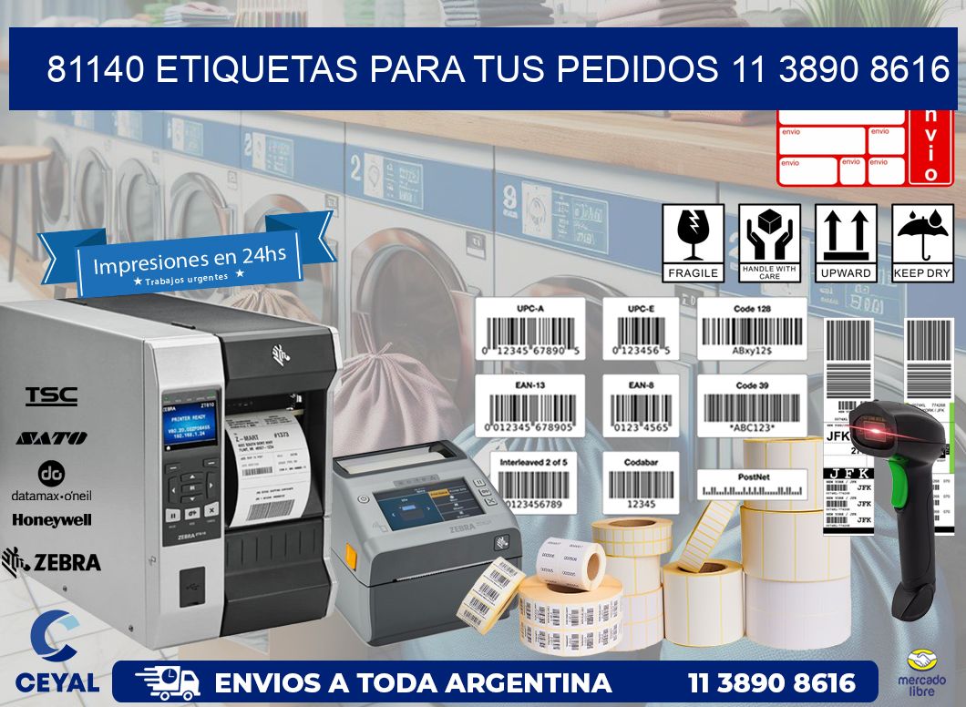 81140 ETIQUETAS PARA TUS PEDIDOS 11 3890 8616