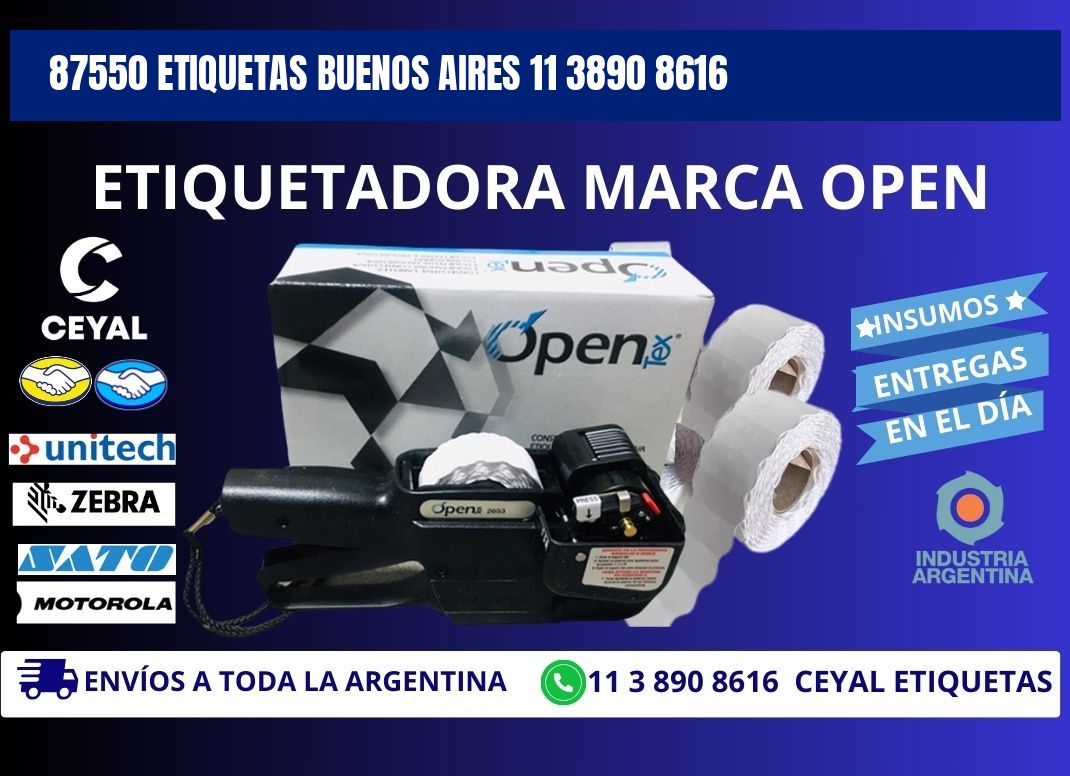 87550 ETIQUETAS BUENOS AIRES 11 3890 8616