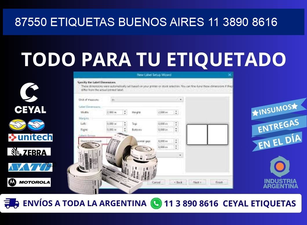 87550 ETIQUETAS BUENOS AIRES 11 3890 8616