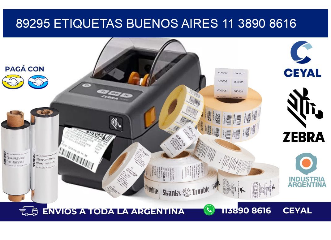 89295 ETIQUETAS BUENOS AIRES 11 3890 8616