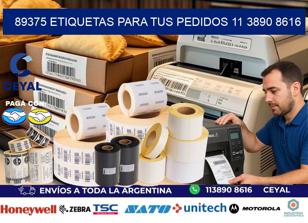 89375 ETIQUETAS PARA TUS PEDIDOS 11 3890 8616