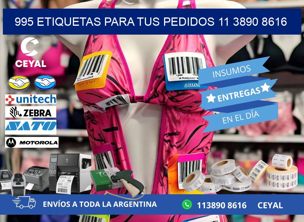995 ETIQUETAS PARA TUS PEDIDOS 11 3890 8616