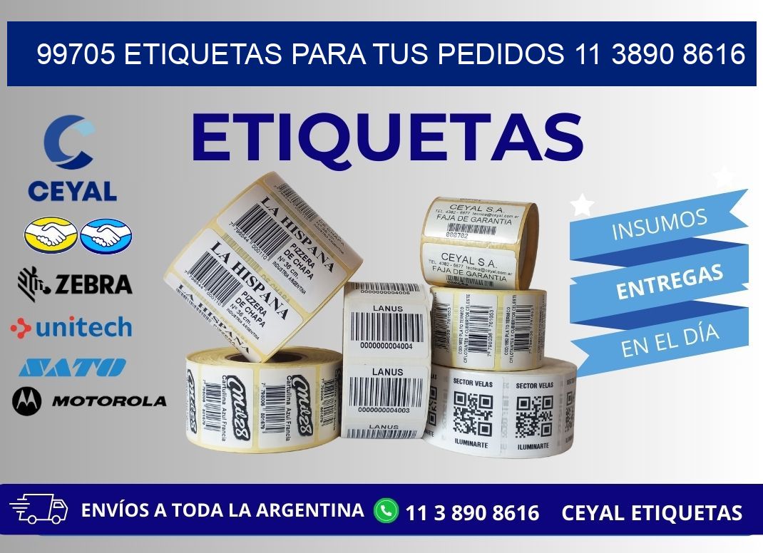 99705 ETIQUETAS PARA TUS PEDIDOS 11 3890 8616