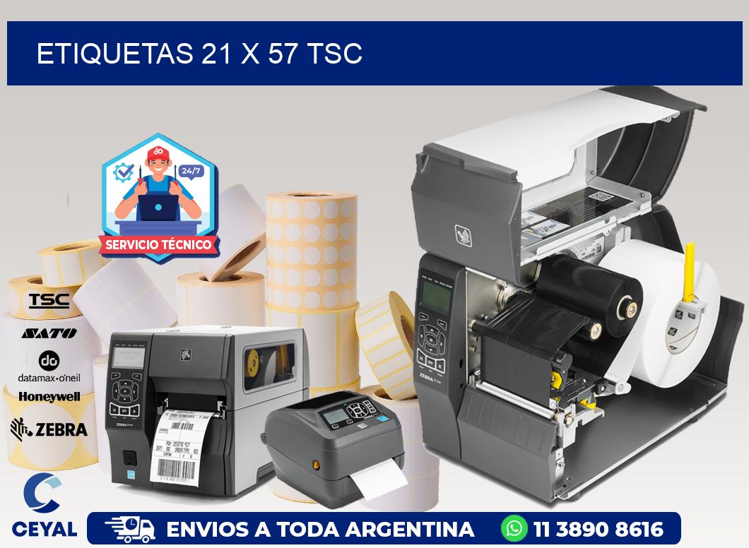 ETIQUETAS 21 x 57 TSC
