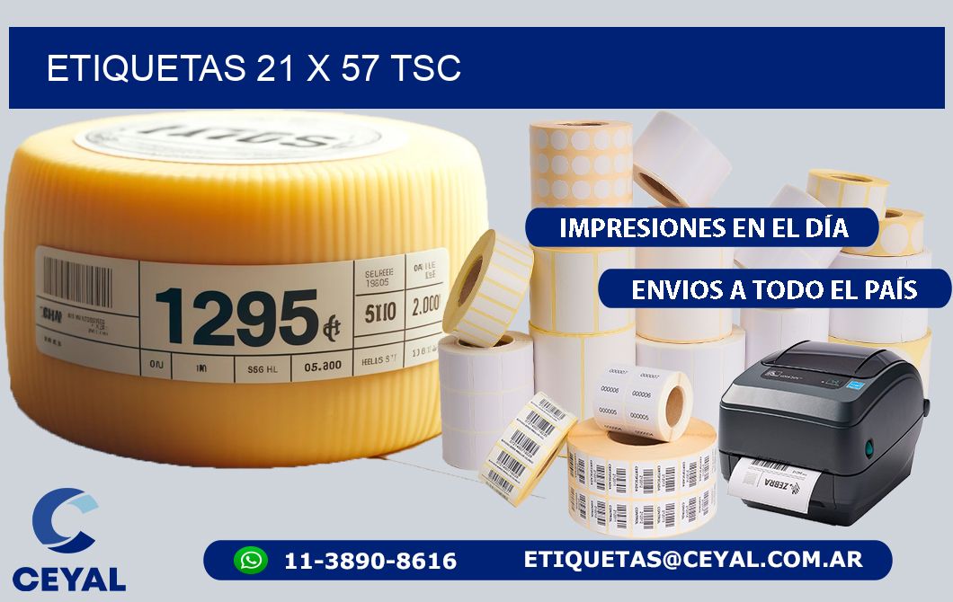 ETIQUETAS 21 x 57 TSC