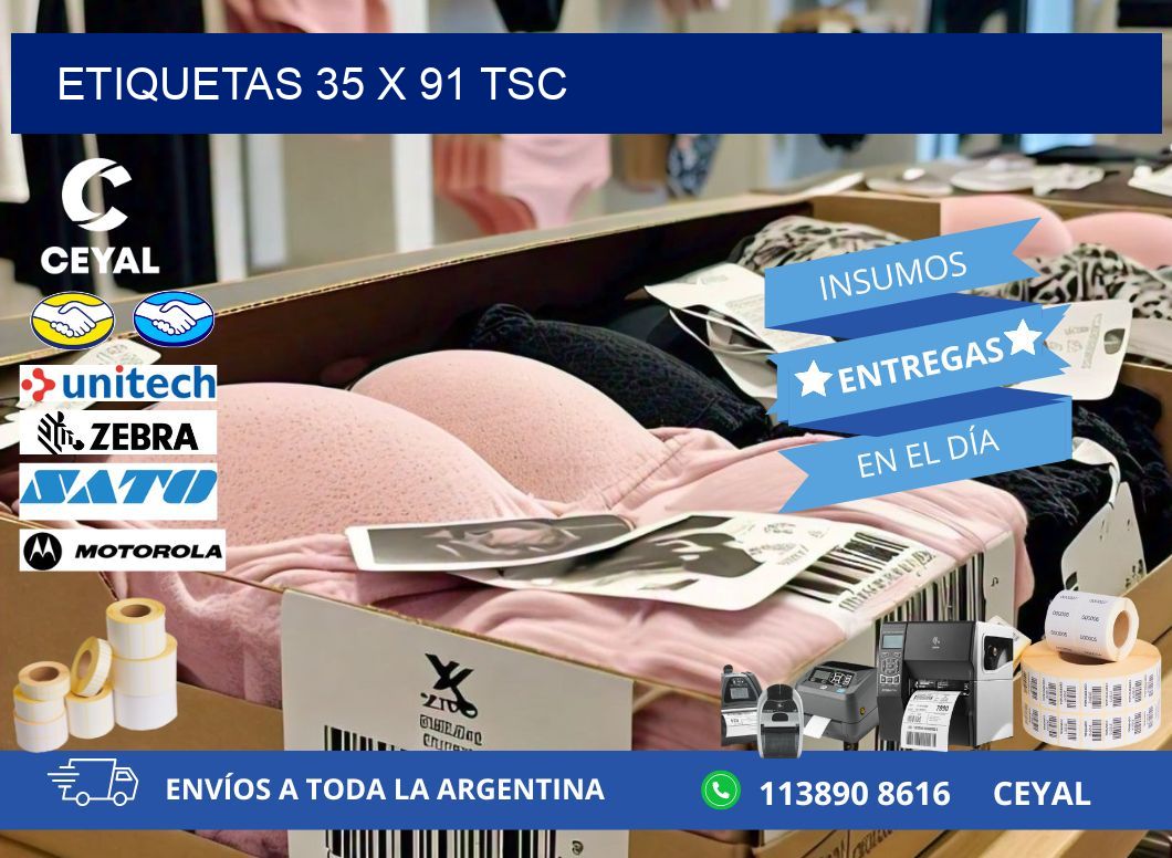 ETIQUETAS 35 x 91 TSC