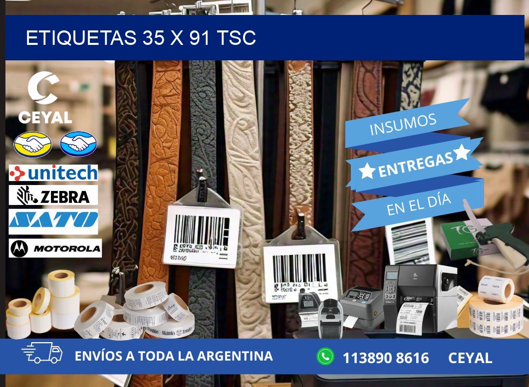 ETIQUETAS 35 x 91 TSC