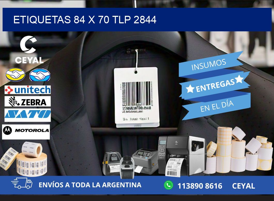 ETIQUETAS 84 x 70 TLP 2844