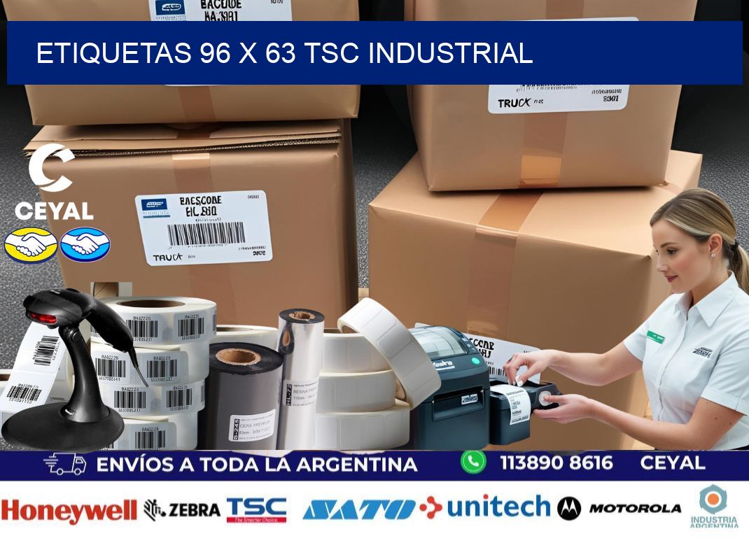 ETIQUETAS 96 x 63 TSC INDUSTRIAL