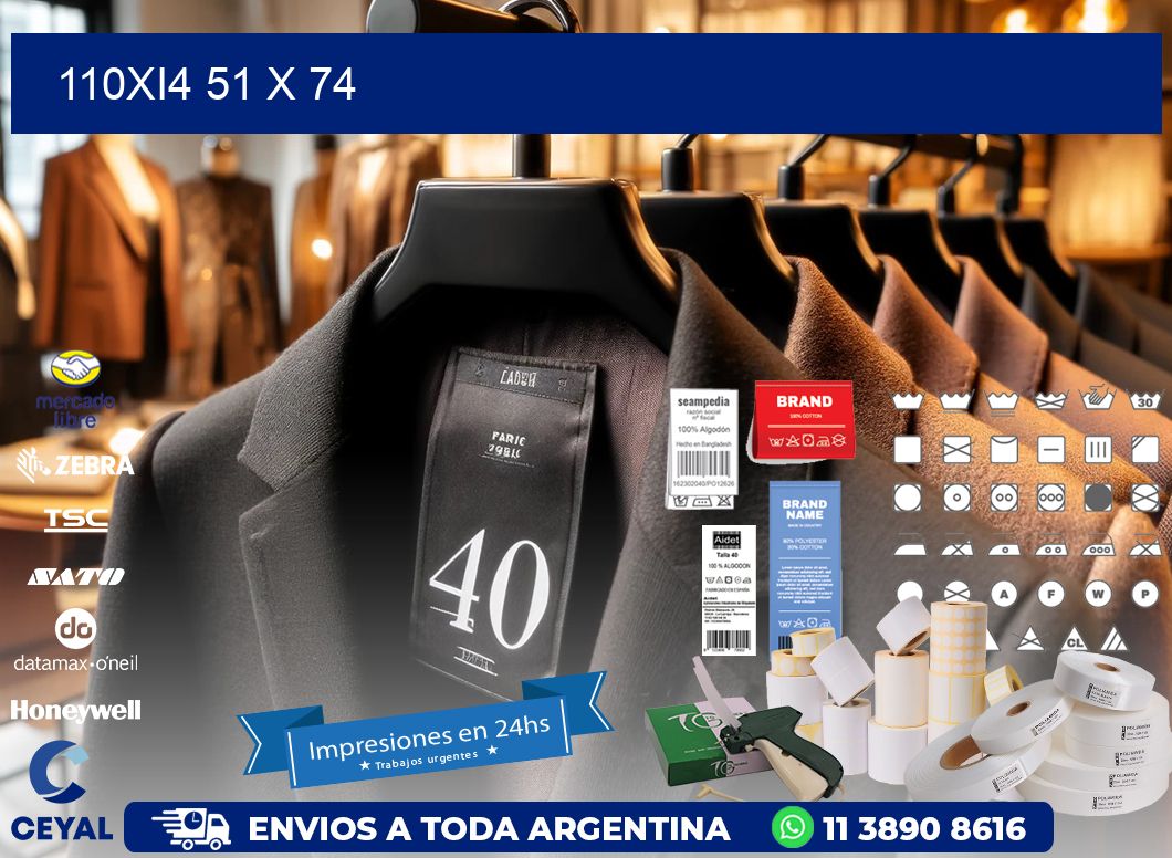 110Xi4 51 x 74