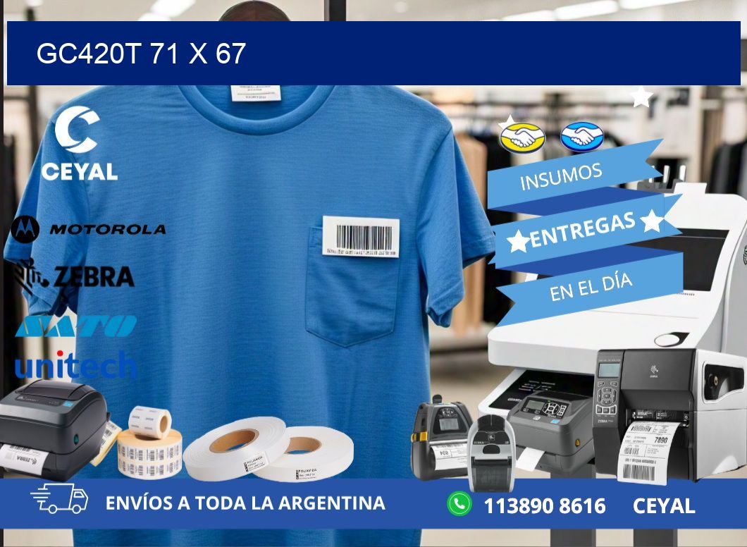 GC420T 71 x 67