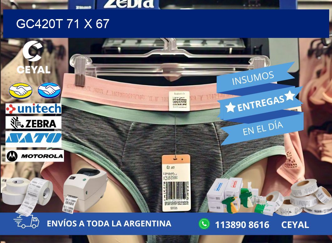 GC420T 71 x 67