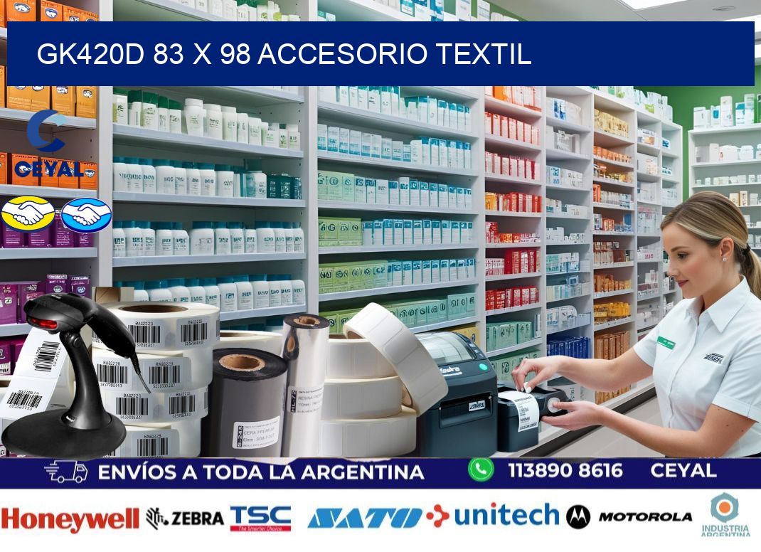 GK420D 83 x 98 ACCESORIO TEXTIL
