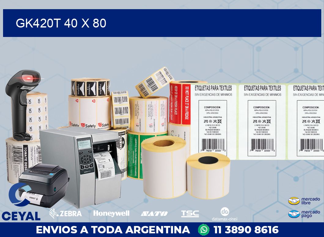 GK420T 40 x 80