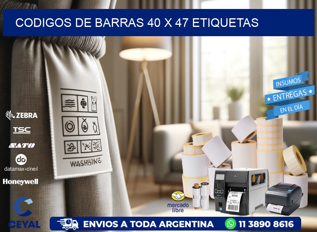 codigos de barras 40 x 47 etiquetas