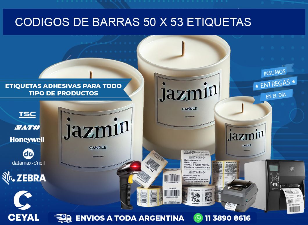 codigos de barras 50 x 53 etiquetas