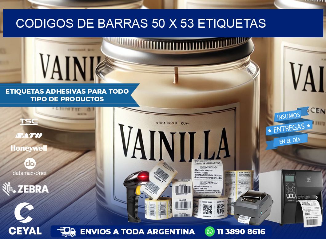 codigos de barras 50 x 53 etiquetas