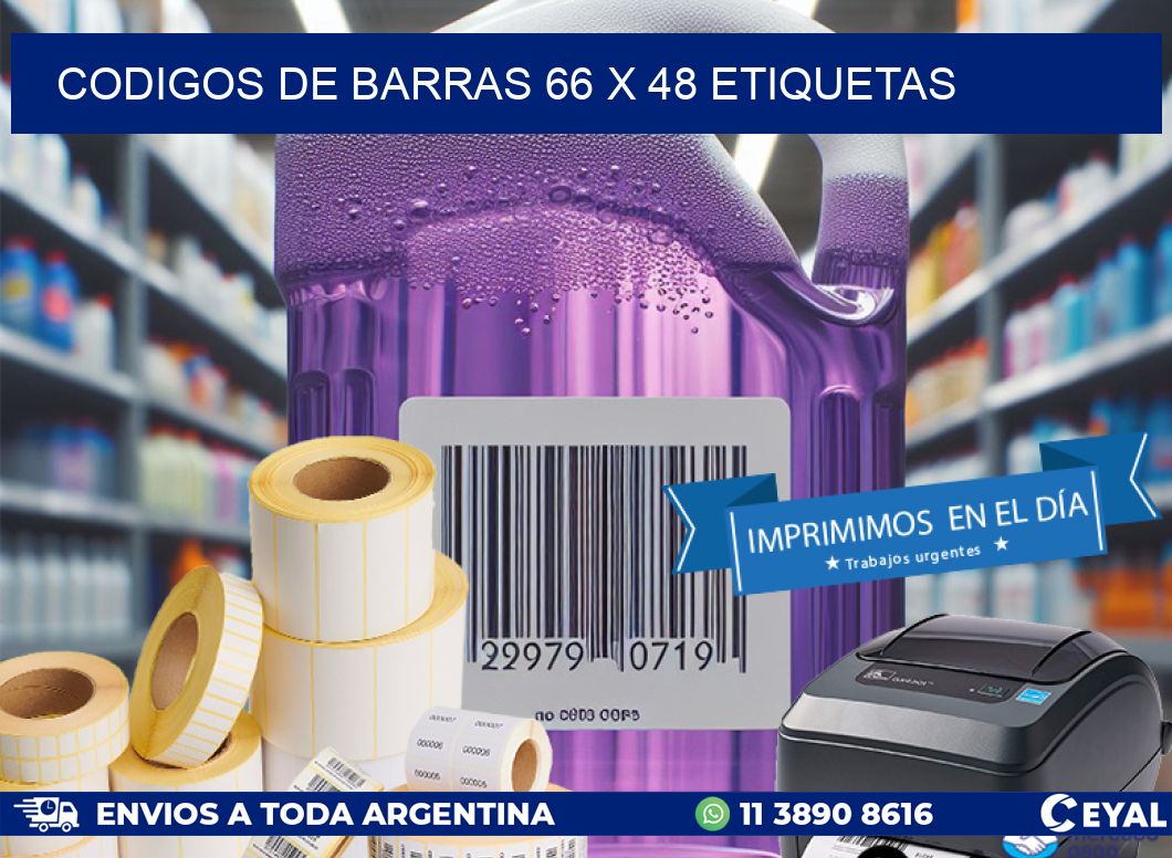 codigos de barras 66 x 48 etiquetas