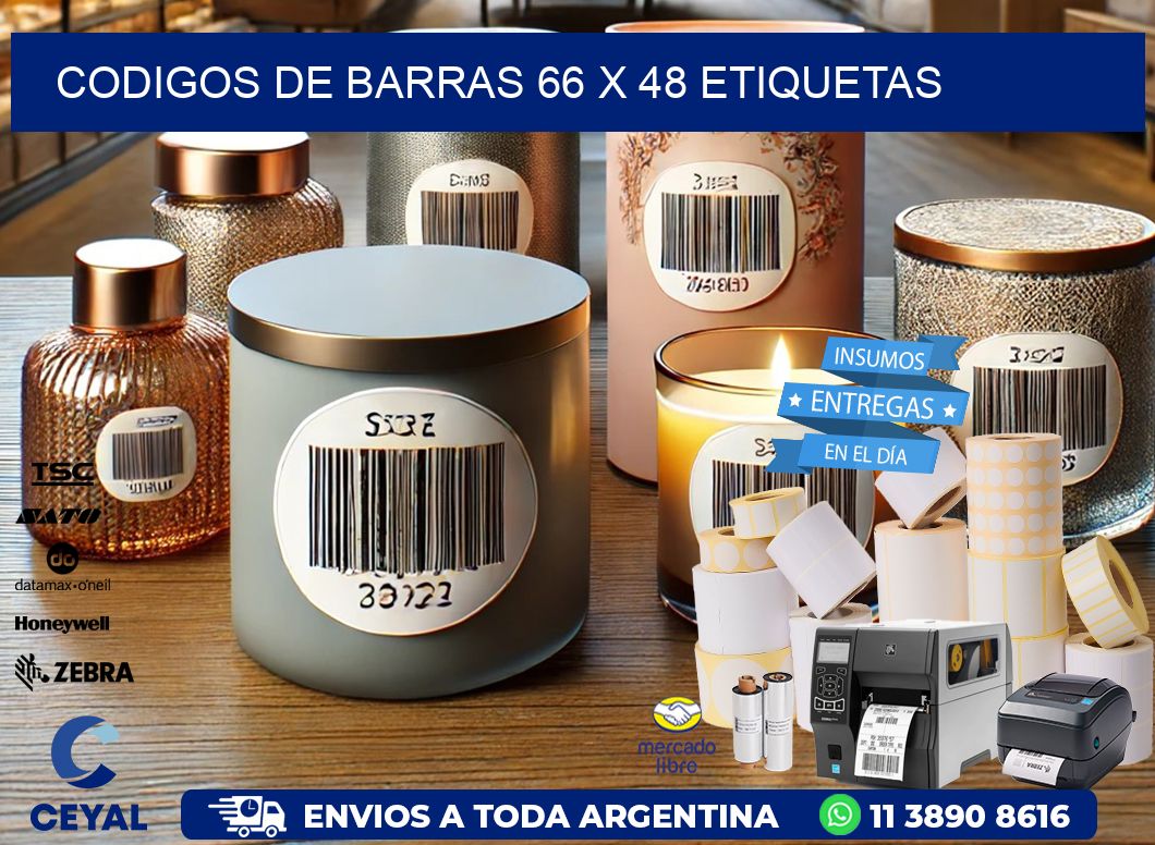 codigos de barras 66 x 48 etiquetas