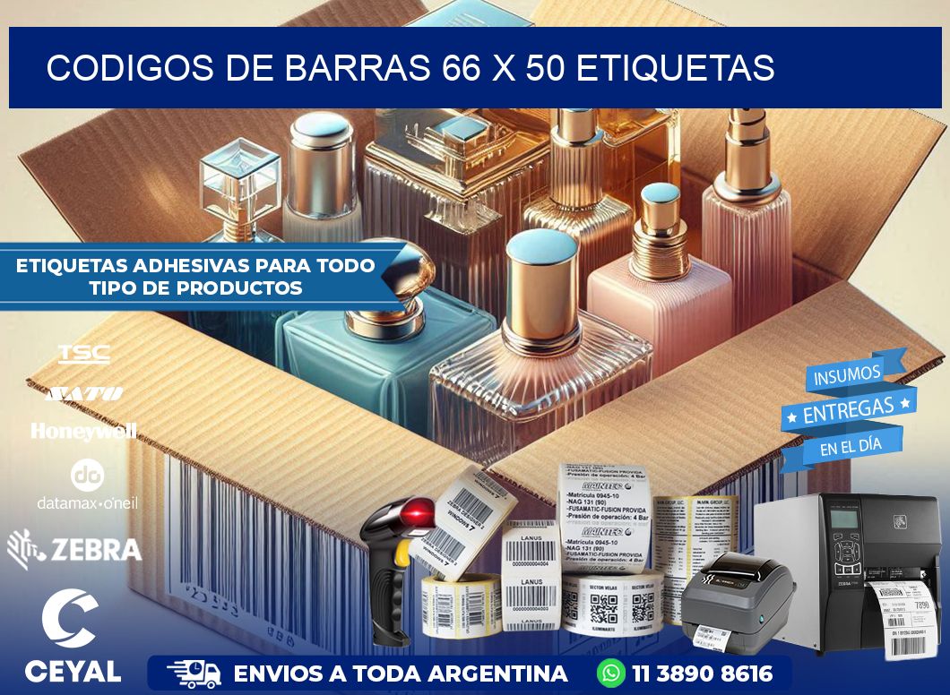 codigos de barras 66 x 50 etiquetas